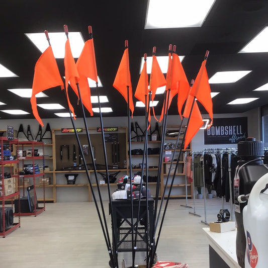 Firestik Flag Poles w/Orange Flag