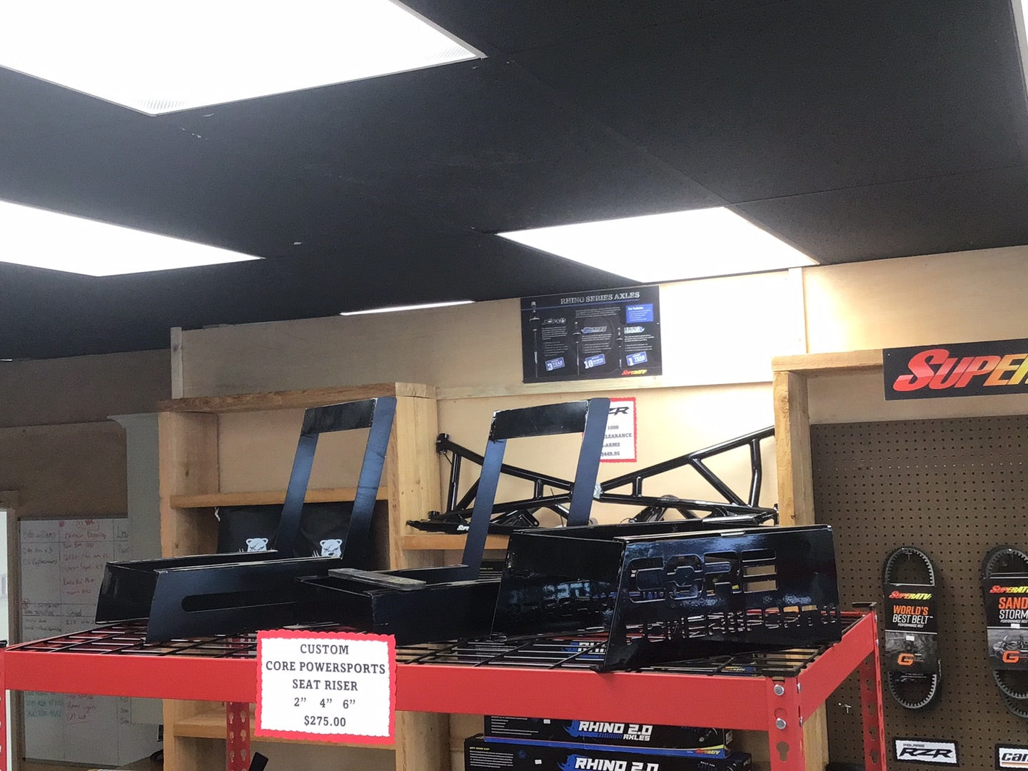Custom Core Powersports Seat Risers