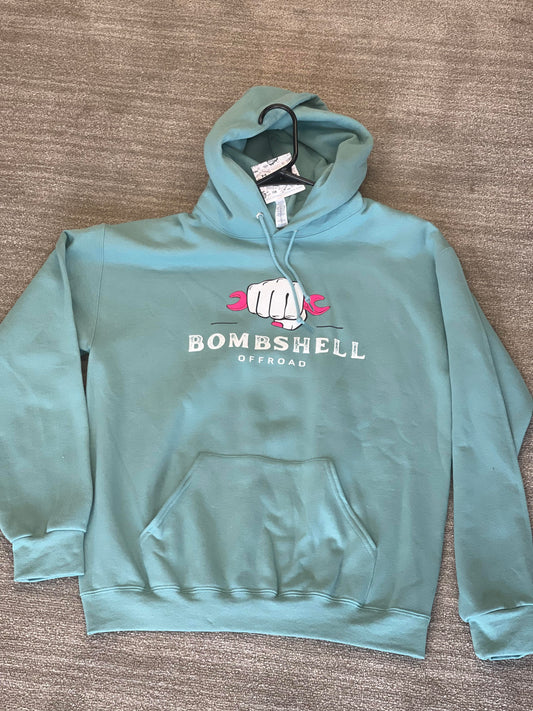 Wrench Girl Hoodie -Teal