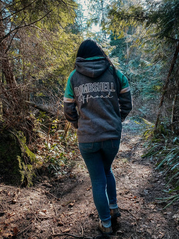 Teal Madness Zip-Up
